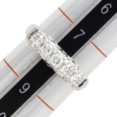 ノンブランド NON BRAND ダイヤリング プラチナシルバー Pt900 ダイヤモンド リング 指輪 一文字 5P 8号