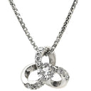 ノンブランド NON BRAND ダイヤペンダント プラチナシルバー Pt900 ダイヤモンド PT850(チェーン) ネックレス