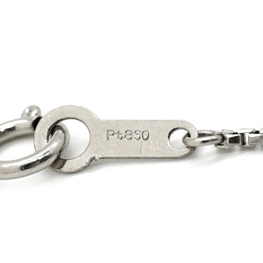 ノンブランド NON BRAND ダイヤペンダント プラチナシルバー Pt900 ダイヤモンド PT850(チェーン) ネックレス