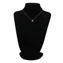 ノンブランド NON BRAND ダイヤペンダント プラチナシルバー Pt900 ダイヤモンド PT850(チェーン) ネックレス