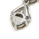 ノンブランド NON BRAND ダイヤ プラチナシルバー Pt900 ダイヤモンド ペンダントトップ 3石 3連 ドロップ