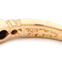 ノンブランド NON BRAND ルビー ダイヤリング ピンクゴールド K18PG ルビー ダイヤモンド リング 指輪 レッド 赤 ダイヤ ピンクゴールド 一文字 14.5号