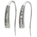 ノンブランド NON BRAND ダイヤピアス ホワイトゴールド K18WG ダイヤモンド ピアス フックピアス