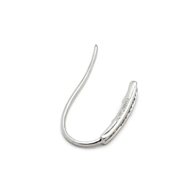 ノンブランド NON BRAND ダイヤピアス ホワイトゴールド K18WG ダイヤモンド ピアス フックピアス