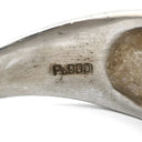 ノンブランド NON BRAND ブルーサファイア ダイヤ リング プラチナシルバー Pt900 サファイア ダイヤモンド リング 指輪 青 プラチナ オーバル 17.5号