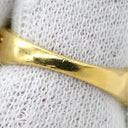 ノンブランド NON BRAND ダイヤリング イエローゴールド K18YG ダイヤモンド リング 指輪 Au750 18K 18金 メレダイヤ ハート 9号