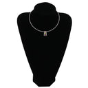 ノンブランド NON BRAND パパラチアサファイア ダイヤ ホワイトゴールドXイエローゴールド K18WG K18YG ダイヤモンド パパラチアサファイヤ ロードライトガーネット ペリドット ネックレス