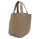 エルメス HERMES ピコタンロックPM エトゥープ トリヨンクレマンス ハンドバッグ シルバー金具 新品 未使用 グレージュ