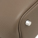 エルメス HERMES ピコタンロックPM エトゥープ トリヨンクレマンス ハンドバッグ シルバー金具 新品 未使用 グレージュ