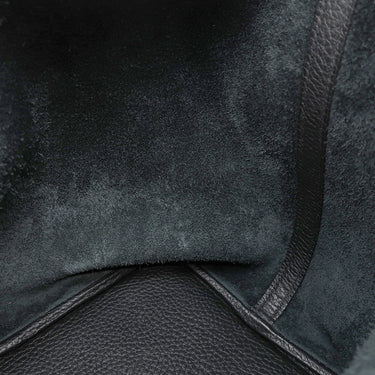 エルメス HERMES ピコタンロックMM ブラック トリヨンクレマンス ハンドバッグ シルバー金具 黒