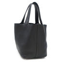 エルメス HERMES ピコタンロックMM ブラック トリヨンクレマンス ハンドバッグ シルバー金具 黒