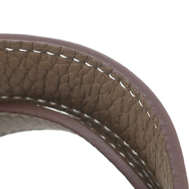 エルメス HERMES ピコタンロックPM エトゥープ トリヨンクレマンス ハンドバッグ シルバー金具 グレージュ