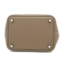 エルメス HERMES ピコタンロックPM エトゥープ トリヨンクレマンス ハンドバッグ シルバー金具 グレージュ