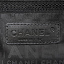 シャネル CHANEL チョコバー ブラック キャビアスキン ハンドバッグ シルバー金具 黒 ボストン