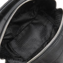 シャネル CHANEL チョコバー ブラック キャビアスキン ハンドバッグ シルバー金具 黒 ボストン