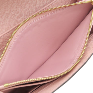 ルイヴィトン LOUIS VUITTON ポルトフォイユ サラ M62235 ローズ バレリーヌ モノグラムキャンバス 長財布 ゴールド金具 茶 ピンク