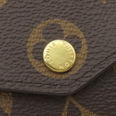 ルイヴィトン LOUIS VUITTON ポルトフォイユ サラ M62235 ローズ バレリーヌ モノグラムキャンバス 長財布 ゴールド金具 茶 ピンク