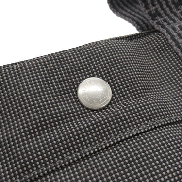 エルメス HERMES エールライントート MM グレー キャンバス トートバッグ シルバー金具 鍵・カデナ欠品