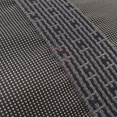 エルメス HERMES エールライントート MM グレー キャンバス トートバッグ シルバー金具 鍵・カデナ欠品