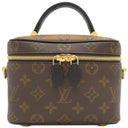 ルイヴィトン LOUIS VUITTON ヴァニティ NV PM M45165 モノグラム×モノグラムリバース モノグラムキャンバス モノグラムリバースキャンバス 2WAYバッグ ゴールド金具 ハンドバッグ 茶