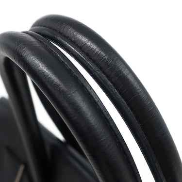 エルメス HERMES バーキン35 ブラック トゴ ハンドバッグ マットシルバー金具 黒