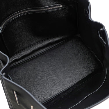 エルメス HERMES バーキン35 ブラック トゴ ハンドバッグ マットシルバー金具 黒