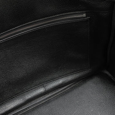 エルメス HERMES バーキン35 ブラック トゴ ハンドバッグ マットシルバー金具 黒