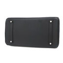 エルメス HERMES バーキン35 ブラック トゴ ハンドバッグ マットシルバー金具 黒