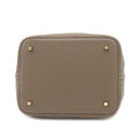 エルメス HERMES ピコタンロックMM エトゥープ トリヨンクレマンス ハンドバッグ ゴールド金具 グレージュ