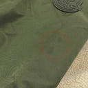 モンクレール MONCLER マグリア カーディガン G20918G00014 ベージュ×カーキ フェイクファー ナイロン 14042 アウター シルバー金具 ボア ジャケット ブルゾン ジップ パーカー 白