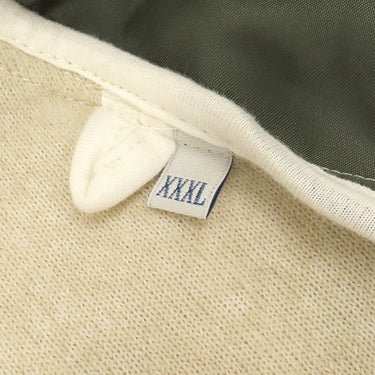 モンクレール MONCLER マグリア カーディガン G20918G00014 ベージュ×カーキ フェイクファー ナイロン 14042 アウター シルバー金具 ボア ジャケット ブルゾン ジップ パーカー 白