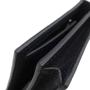 エルメス HERMES ベアンスフレ タッチ ブラック ヴォーエプソン アリゲーター 長財布 シルバー金具 新品 未使用 黒 クロコ 二つ折り財布