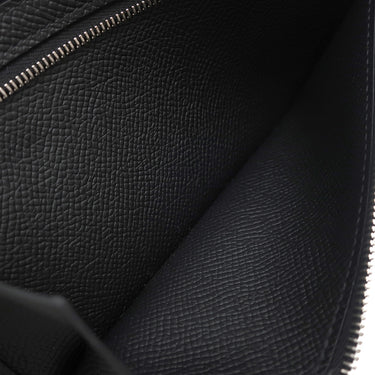 エルメス HERMES ベアンスフレ タッチ ブラック ヴォーエプソン アリゲーター 長財布 シルバー金具 新品 未使用 黒 クロコ 二つ折り財布