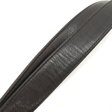 シャネル CHANEL ココマーク ブラック ラムスキン ショルダーバッグ ゴールド金具 チェーンショルダー ヴィンテージ 黒 肩掛け