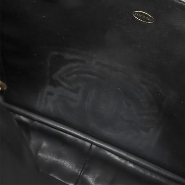 シャネル CHANEL ココマーク ブラック ラムスキン ショルダーバッグ ゴールド金具 チェーンショルダー ヴィンテージ 黒 肩掛け