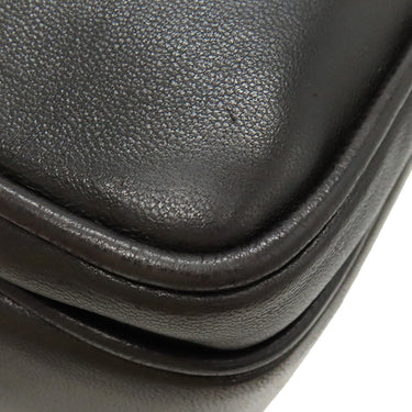 シャネル CHANEL ココマーク ブラック ラムスキン ショルダーバッグ ゴールド金具 チェーンショルダー ヴィンテージ 黒 肩掛け