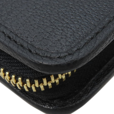 ロエベ LOEWE ジップアラウンド ウォレット 113N95.F13 ブラック レザー 長財布 ゴールド金具 黒 ラウンドファスナー