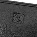 ロエベ LOEWE ジップアラウンド ウォレット 113N95.F13 ブラック レザー 長財布 ゴールド金具 黒 ラウンドファスナー