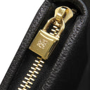 ロエベ LOEWE ジップアラウンド ウォレット 113N95.F13 ブラック レザー 長財布 ゴールド金具 黒 ラウンドファスナー