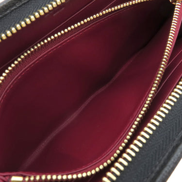 ロエベ LOEWE ジップアラウンド ウォレット 113N95.F13 ブラック レザー 長財布 ゴールド金具 黒 ラウンドファスナー