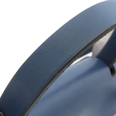 エルメス HERMES エールバッグ PM ブルー系 レザー ヴィブラート トワルオフィシエ 2WAYバッグ シルバー金具 紺 緑 ショルダー ハンドバッグ 鍵/カデナ/クロシェット欠品