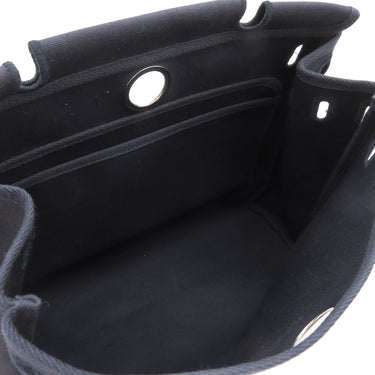 エルメス HERMES エールバッグ PM ブルー系 レザー ヴィブラート トワルオフィシエ 2WAYバッグ シルバー金具 紺 緑 ショルダー ハンドバッグ 鍵/カデナ/クロシェット欠品