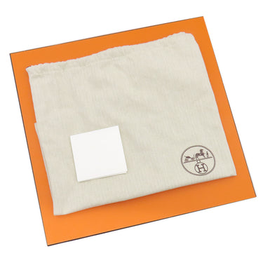 エルメス HERMES ガーデンパーティーPM ゴールド ネゴンダ トートバッグ シルバー金具 茶