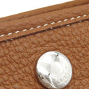 エルメス HERMES ガーデンパーティーPM ゴールド ネゴンダ トートバッグ シルバー金具 茶