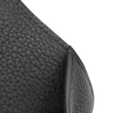 エルメス HERMES サックアデペッシュ 38 ブラック×レッド トゴ ブリーフケース マットシルバー金具 【PO品】黒 ビジネスバッグ