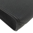 エルメス HERMES サックアデペッシュ 38 ブラック×レッド トゴ ブリーフケース マットシルバー金具 【PO品】黒 ビジネスバッグ