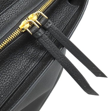 プラダ PRADA メタルロゴ 1BE066 NERO レザー ショルダーバッグ ゴールド金具 黒 VITELLO PHENIX