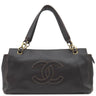 シャネル CHANEL ココマーク ブラック ラムスキン ボストンバッグ マットゴールド金具 黒 肩掛け