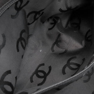 シャネル CHANEL ココマーク ブラック ラムスキン ボストンバッグ マットゴールド金具 黒 肩掛け