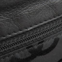 シャネル CHANEL ココマーク ブラック ラムスキン ボストンバッグ マットゴールド金具 黒 肩掛け